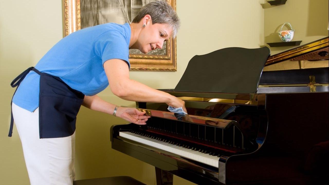 روش صحیح تمیز کردن پیانو